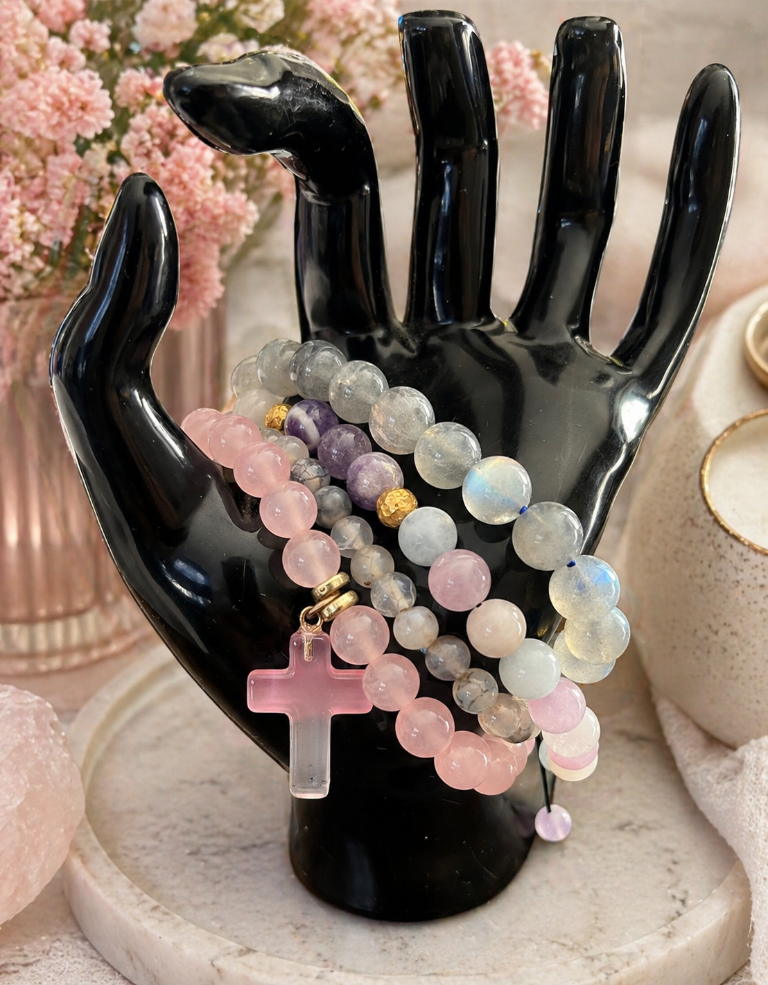 Healing Crystal Bracelet Set